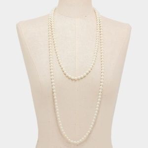 Long Pearl Necklace